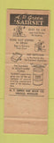 Matchbook Cover - Risher Fire Brick Company Chicago IL