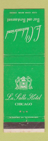 Matchbook Cover - LaSalle Hotel Chicago IL Le Chateaubriand