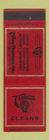 Matchbook Cover - Turco Claners Chicago IL