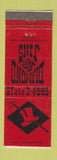 Matchbook Cover - Diamond Jim's Chicago IL WORN