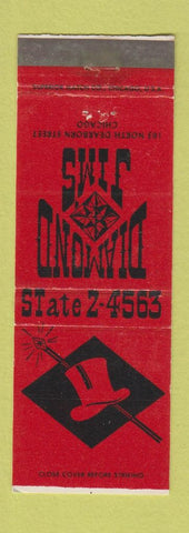 Matchbook Cover - Diamond Jim's Chicago IL WORN