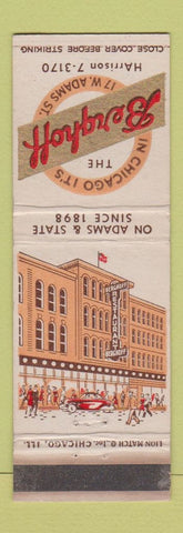 Matchbook Cover - Berghoff Restaurant Chicago IL WEAR