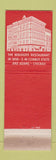 Matchbook Cover - Berghoff Restaurant Chicago IL WEAR