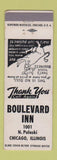 Matchbook Cover - Boulevard Inn Chicago IL WEAR