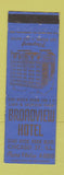 Matchbook Cover - Broadview Hotel Chicago IL