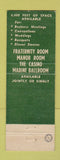 Matchbook Cover - Gold Coast Hotels Chicago IL Croydon Eastgate St Clair