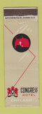 Matchbook Cover - Congress Hotel Chicago IL