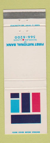 Matchbook Cover - First National Bank Mundelein IL