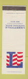 Matchbook Cover - Libertyville National Bank IL
