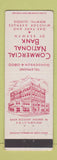 Matchbook Cover - Commercial National Bank Berwyn IL