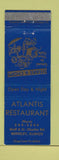 Matchbook Cover - Atlantis Restaurant Berkeley IL