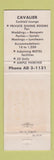 Matchbook Cover - Fisher's Restaurant Belleville IL