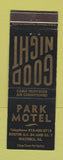 Matchbook Cover - Park Motel Watseka IL