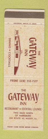 Matchbook Cover - Gateway Inn Muddy IL