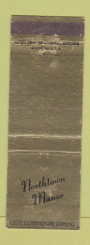 Matchbook Cover - Northtown Manor Rockford IL WEAR