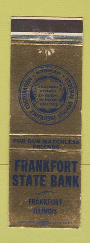 Matchbook Cover - Frankfort State Bank IL