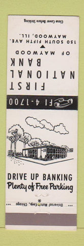 Matchbook Cover - First National Bank Maywood IL