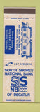 Matchbook Cover - South Shores National Bank Decatur IL