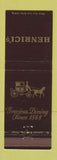 Matchbook Cover - Henrici's Chicago Des Plaines Oakbrook Rockford IL