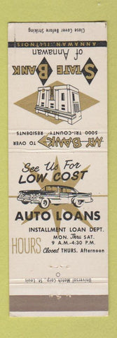 Matchbook Cover - State Bank of Annawan IL