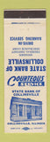 Matchbook Cover - State Bank of Collinsville IL WEAR