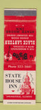 Matchbook Cover - State House Inn Springfield IL WORN