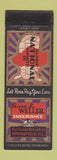 Matchbook Cover - Ross Weller Insurance Springfield IL