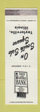 Matchbook Cover - 1st Trust and Savings Bank Taylorville IL WEAR