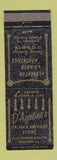 Matchbook Cover - D'Agostino's Italian Restaurant Rockford IL WEAR