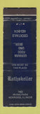 Matchbook Cover - Rathskeller Norridge IL WORN