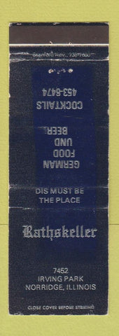 Matchbook Cover - Rathskeller Norridge IL WORN