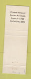 Matchbook Cover - Rathskeller Norridge IL WORN