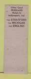 Matchbook Cover - Hotel Grier Lincoln Danville IL