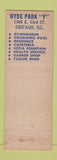 Matchbook Cover - Hyde Park YMCA Chicago IL