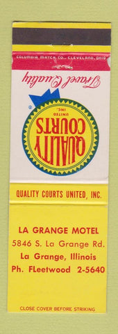 Matchbook Cover - La Grange Motel La Grange IL