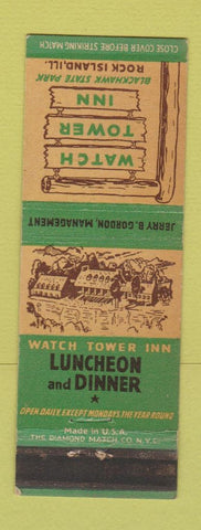 Matchbook Cover - Watch Tower Inn Rock Island IL