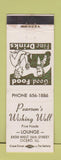 Matchbook Cover - Pearson's Wishing Well Cicero IL WEAR
