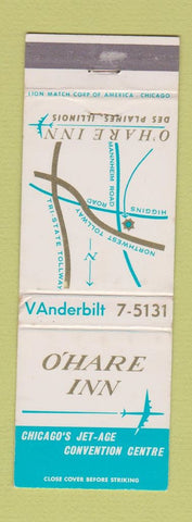 Matchbook Cover - O'HAre Inn Des Plaines IL