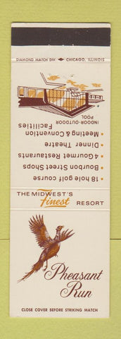 Matchbook Cover - Pheasant Run St Charles IL