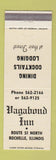 Matchbook Cover - Vagabond Inn Rochelle IL