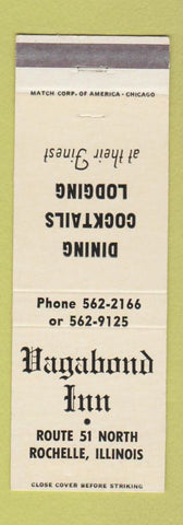 Matchbook Cover - Vagabond Inn Rochelle IL