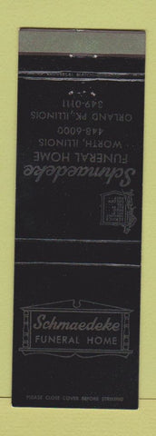 Matchbook Cover - Schmaedeke Funeral Home Worth IL WEAR