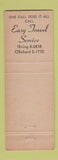 Matchbook Cover - East Travel Service Skokie IL WEAR