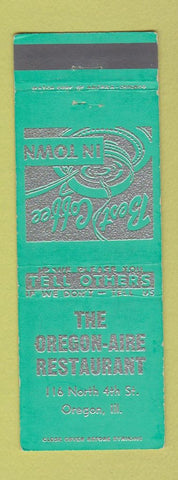Matchbook Cover - Oregon Aire Restaurant Oregon IL