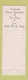 Matchbook Cover - Tiritilli's Restaurant Northlake IL