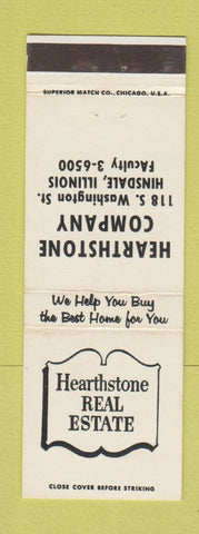 Matchbook Cover - Hearthstone Real Estate Hinsdale IL