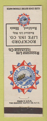 Matchbook Cover - Rockford Life Insurance Rockford IL