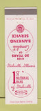 Matchbook Cover - 1st NATional Bank Steelville IL