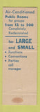 Matchbook Cover - Hotel Nelson Rockford IL WEAR