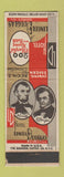 Matchbook Cover - Hotel Lincoln Douglas Quincy IL Abraham WEAR